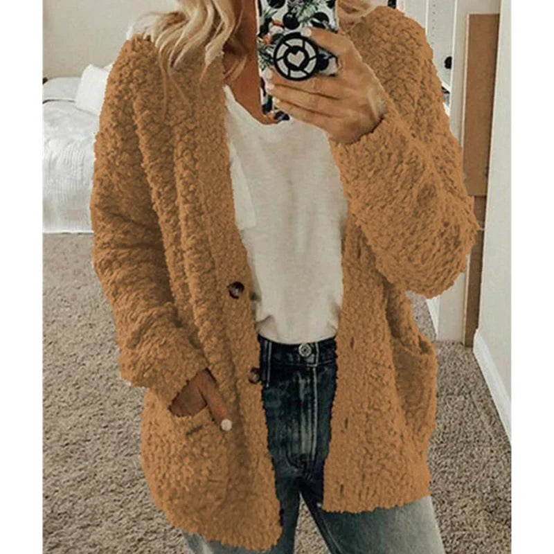MYLENE | WOMEN'S CHUNKY CARDIGAN LONG OVERSIZED KNIT SWEATER 7