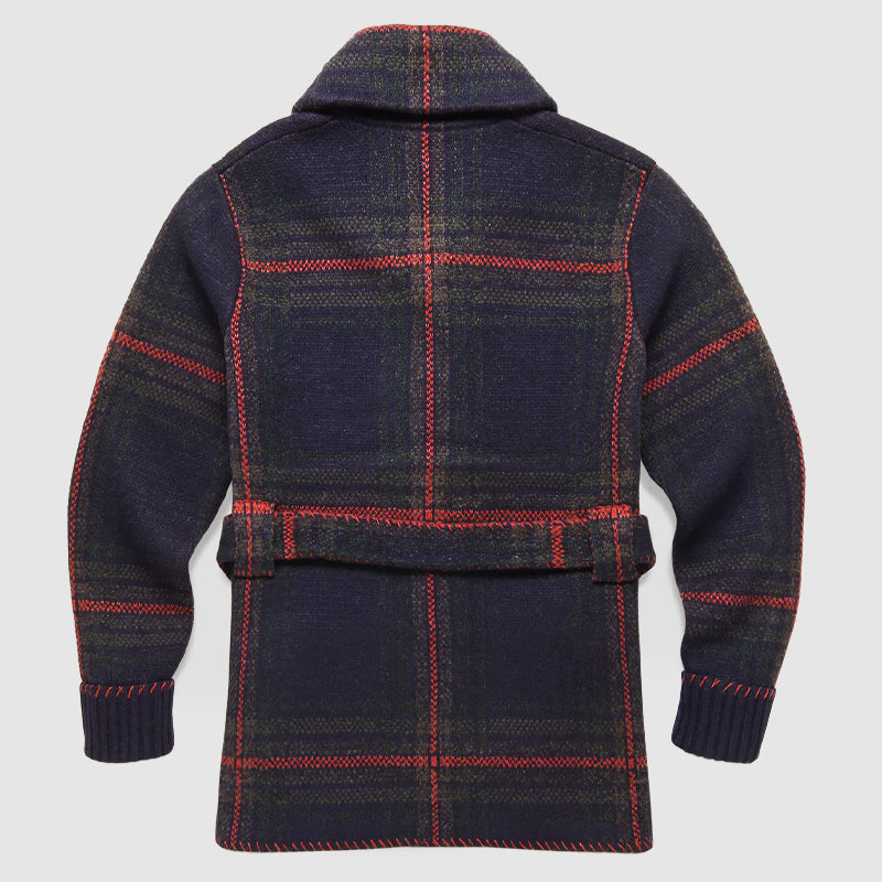 NARCISSE | MEN'S FAIR ISLE CARDIGAN KNIT SWEATER SHAWL COLLAR 2