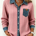 NICOLETTA | WOMEN'S LONG SLEEVE BUTTON UP SHIRT JACKET