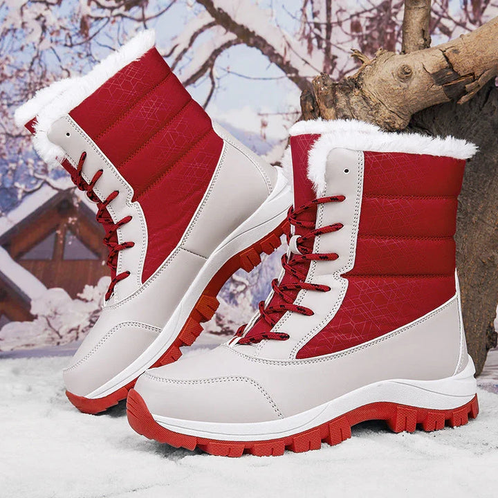 Women's Warm Waterproof Winter Boots – Detail View