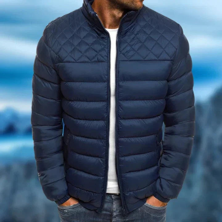 NIKO | MEN'S QUILTED STAND COLLAR DOWN JACKET 1