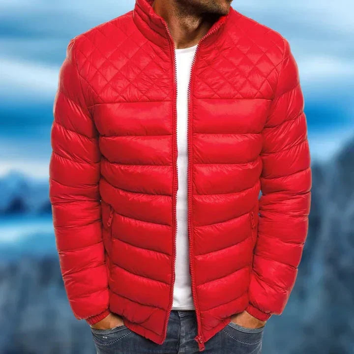 NIKO | MEN'S QUILTED STAND COLLAR DOWN JACKET 2