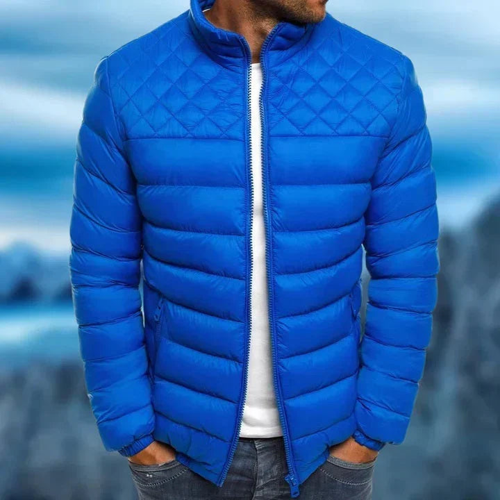 NIKO | MEN'S QUILTED STAND COLLAR DOWN JACKET 4
