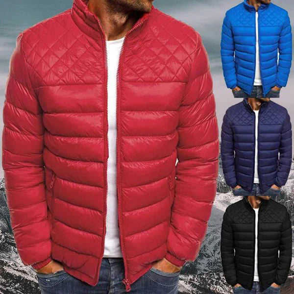 NIKO | MEN'S QUILTED STAND COLLAR DOWN JACKET 5