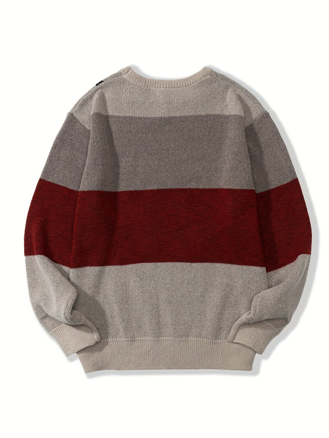NORBERT | MEN'S STRIPED CREW NECK KNIT SWEATER 4