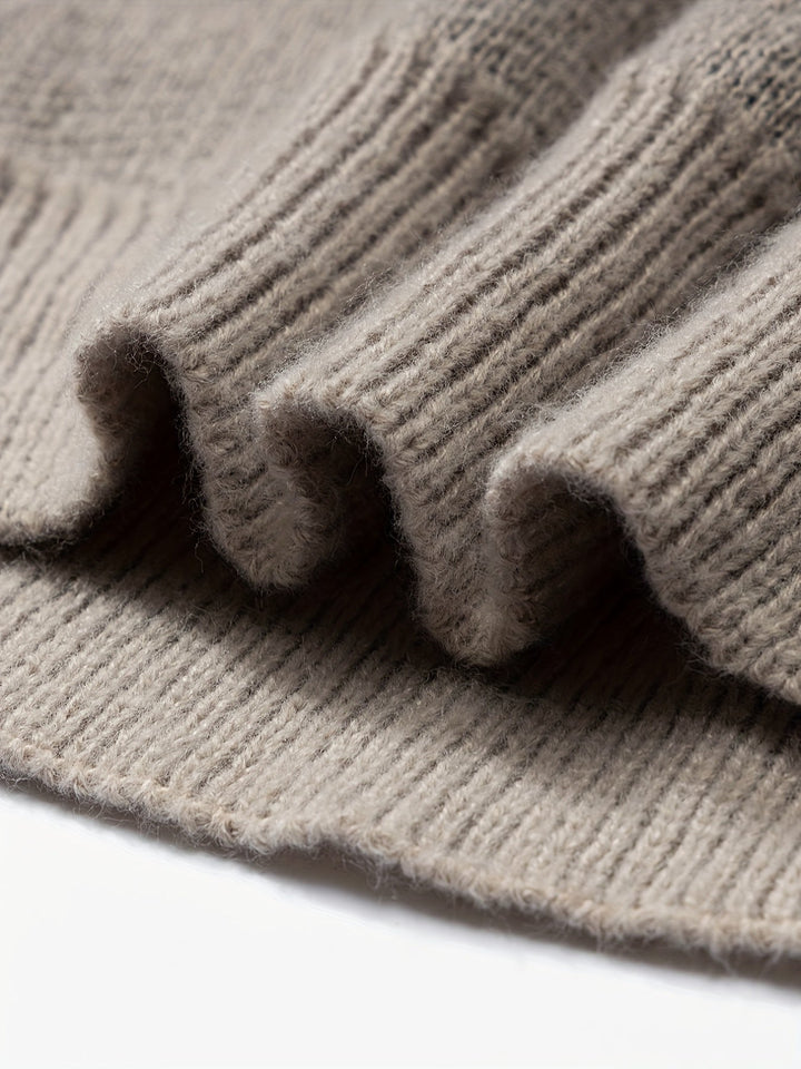NORBERT | MEN'S STRIPED CREW NECK KNIT SWEATER 8