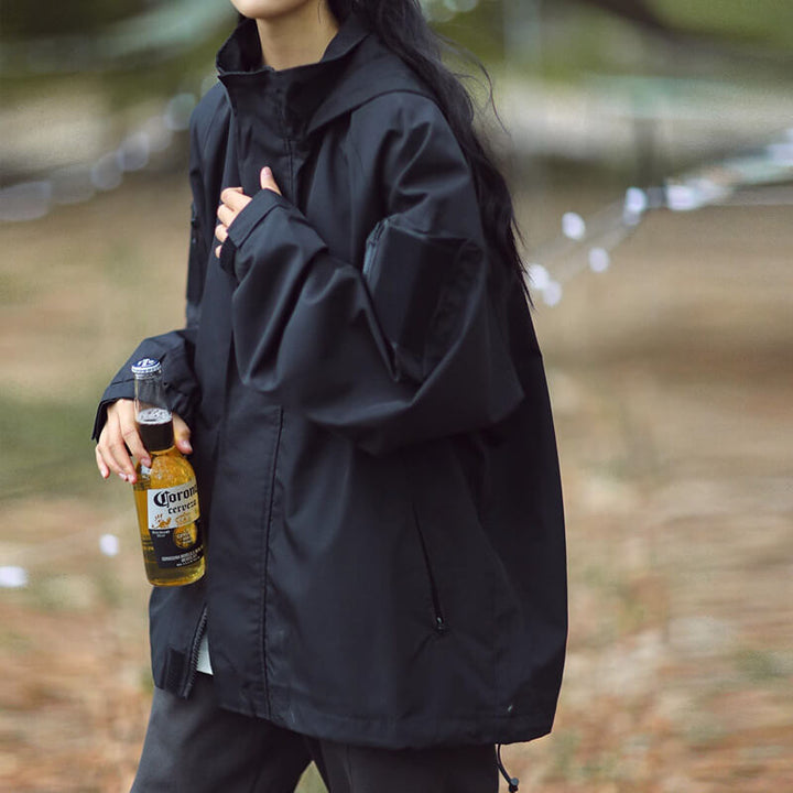 NOVA - OVERSIZED WATERPROOF ZIP JACKET 1