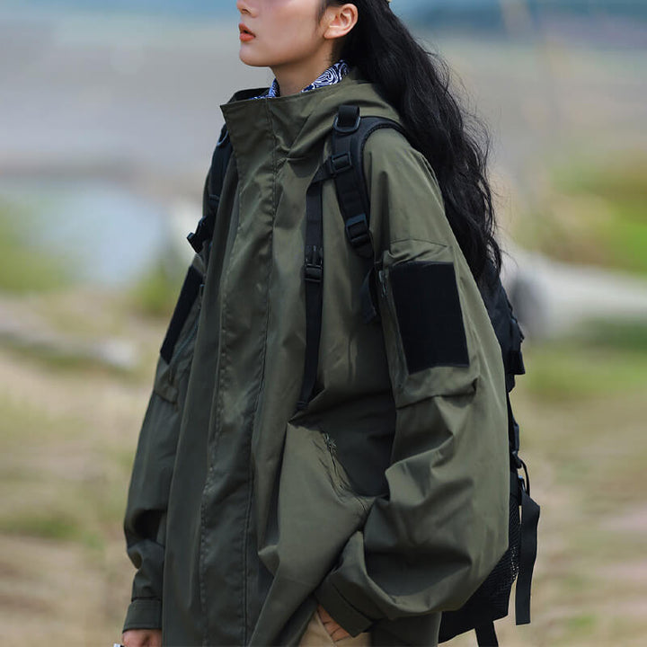 NOVA - OVERSIZED WATERPROOF ZIP JACKET 2