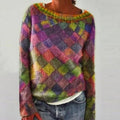 Nalani | Women's Patchwork Knit Sweater