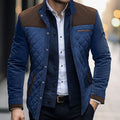 Octave | Men's Color Block Quilted Jacket