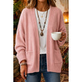 ODETTA | WOMEN'S CHUNKY KNIT OPEN FRONT POCKET CARDIGAN