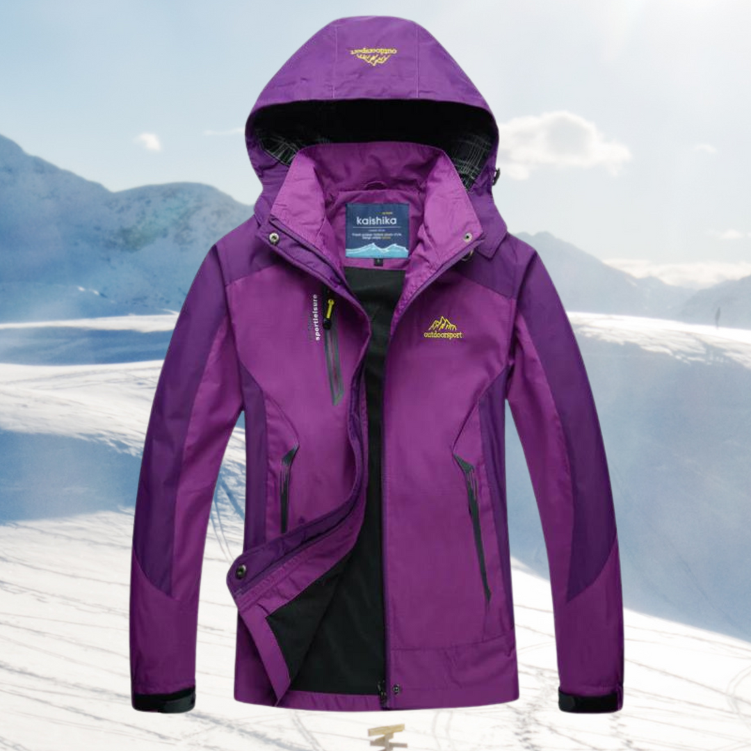 ODETTE - WATERPROOF HOODED HIKING JACKET 1