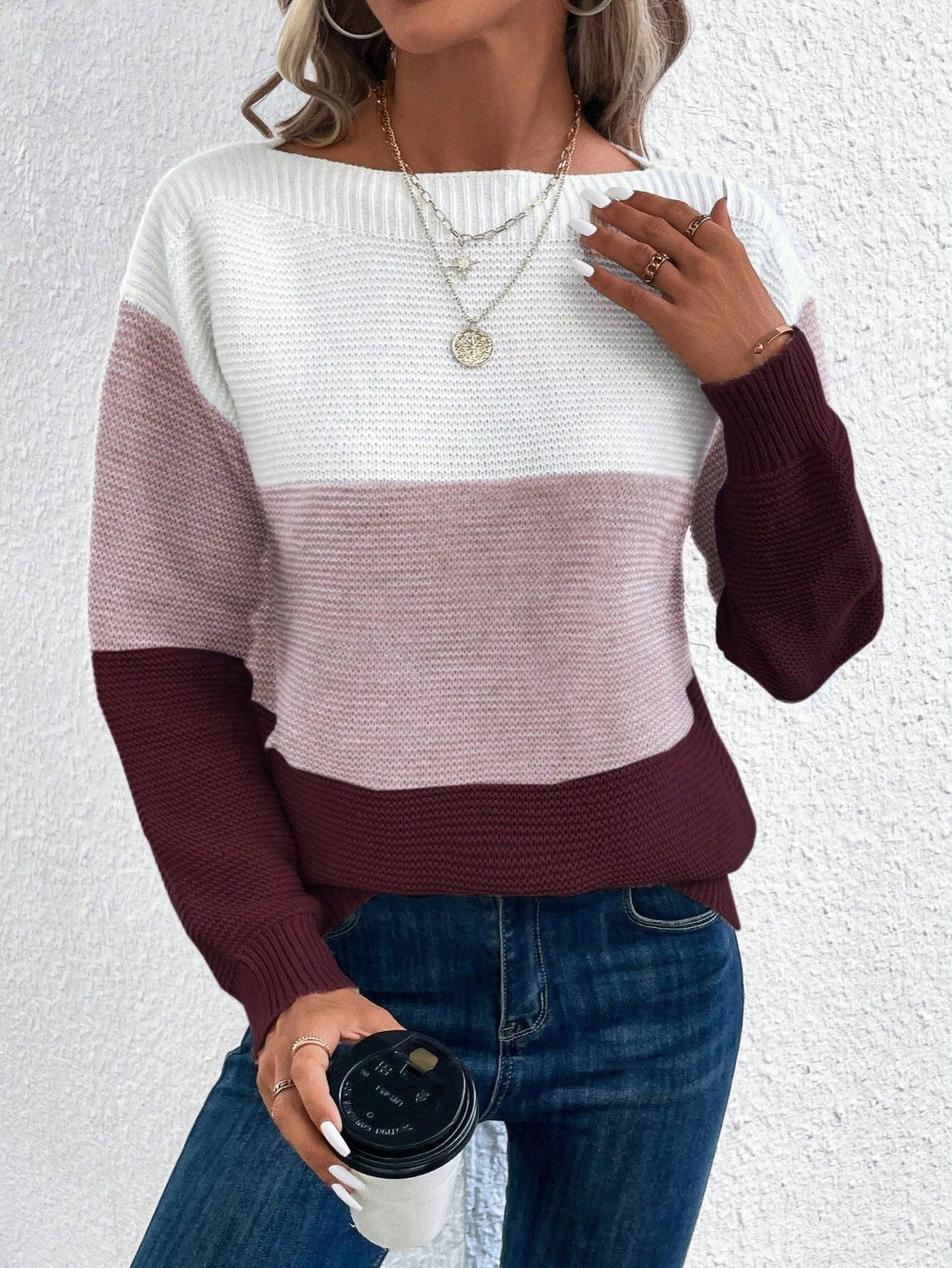 ODILE - COLORBLOCK KNIT SWEATER 6