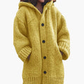 ODILE | WOMEN'S LONG HOODED CARDIGAN KNIT