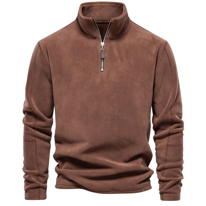 ODILON | MEN'S FLEECE PULLOVER QUARTER ZIP SWEATER WINTER 2