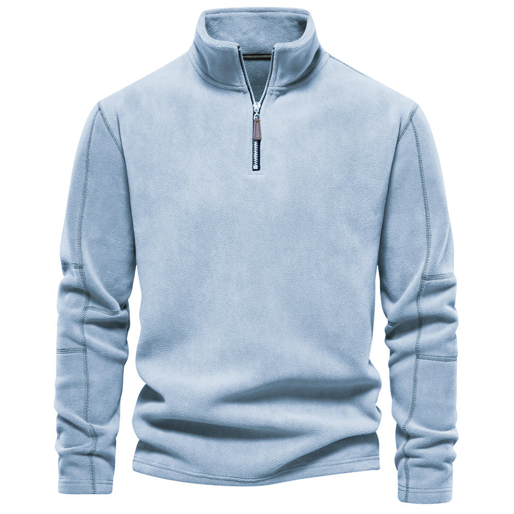 ODILON | MEN'S FLEECE PULLOVER QUARTER ZIP SWEATER WINTER 4