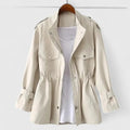 Olivia | Women's Drawstring Waist Utility Jacket