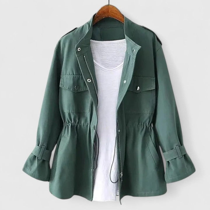 OLIVIA - DRAWSTRING WAIST WATERPROOF JACKET 3