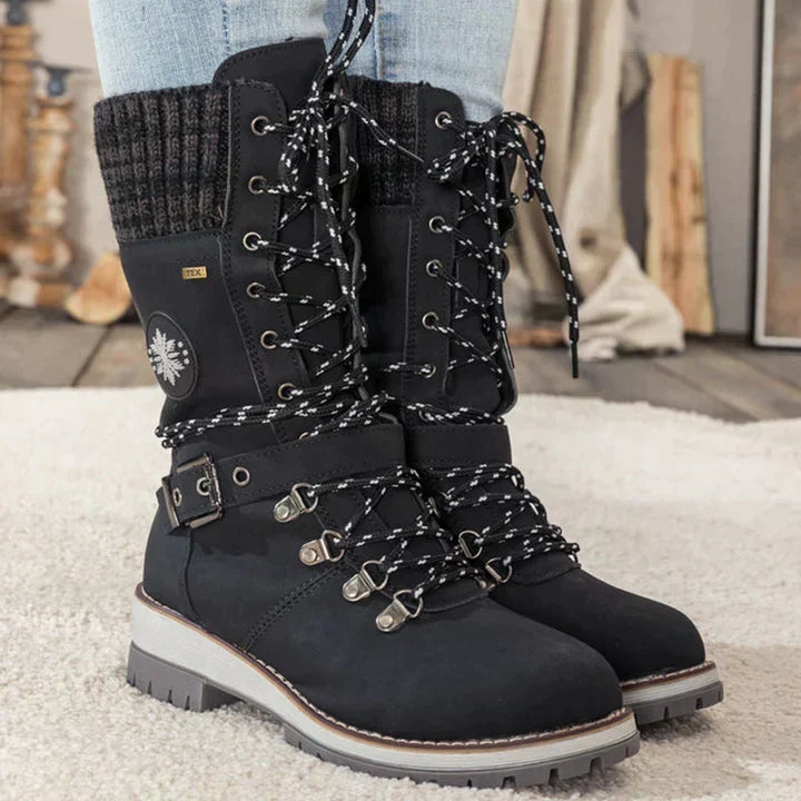 ORIANE | WOMEN'S ORTHOPEDIC KNEE HIGH BOOTS LACE UP WINTER 3