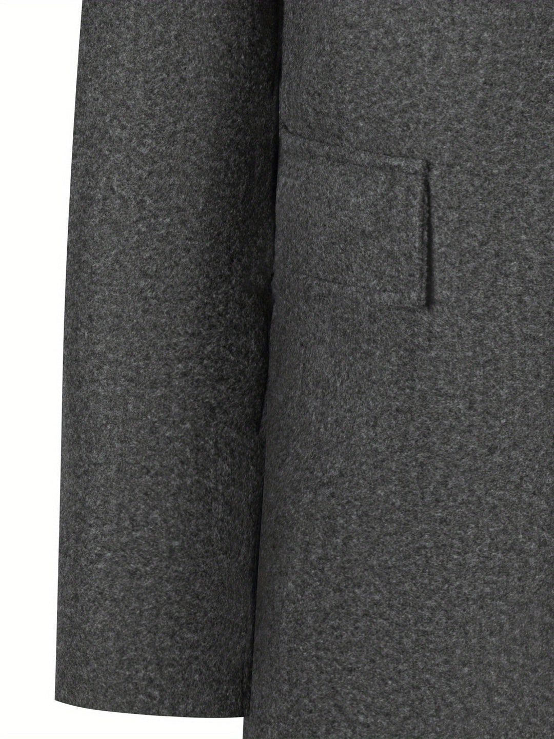 ORSON - SINGLE BREASTED WOOL BLEND OVERCOAT 4