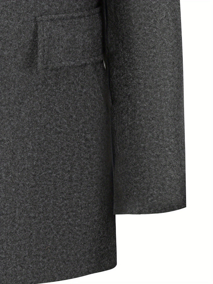 ORSON - SINGLE BREASTED WOOL BLEND OVERCOAT 6