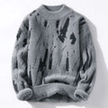 Oscar | Men's Fuzzy Knit Crew Neck Sweater