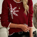 Perline | Women's Snowflake Knit Sweater