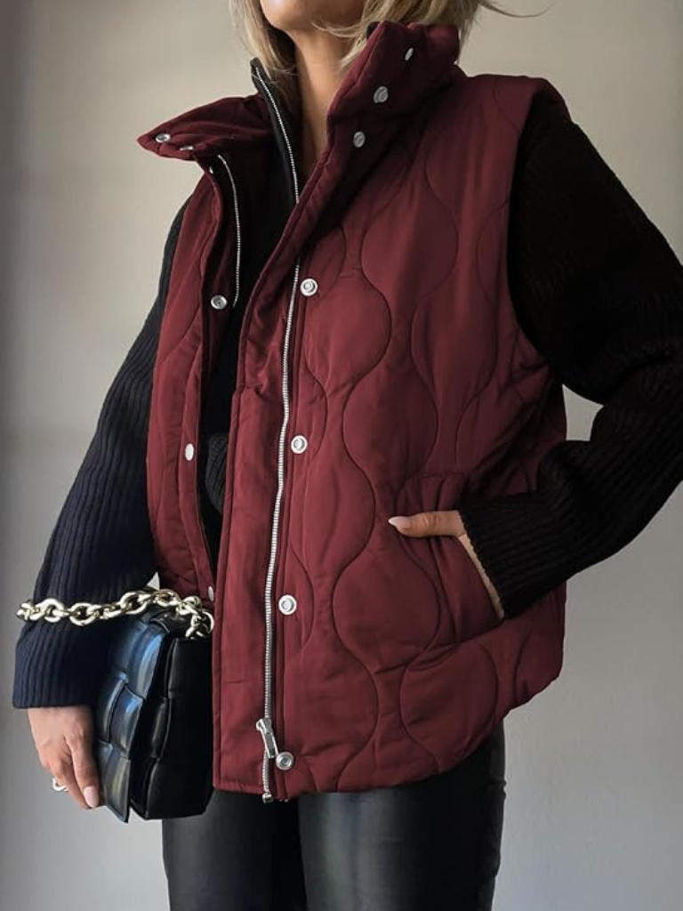 PERRINE | WOMEN'S QUILTED PUFFER DOWN VEST 1