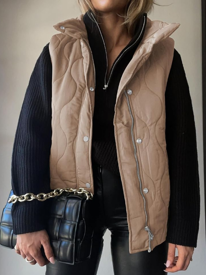 PERRINE | WOMEN'S QUILTED PUFFER DOWN VEST 3