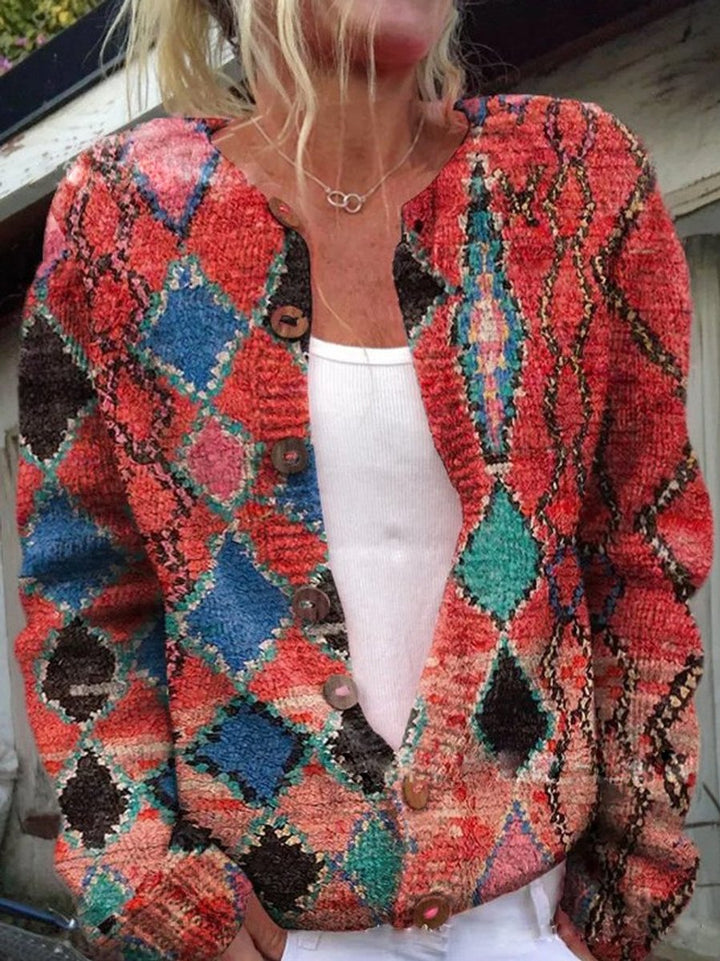 PHILIPPINE | WOMEN'S FLORAL EMBROIDERED KNIT CARDIGAN 7