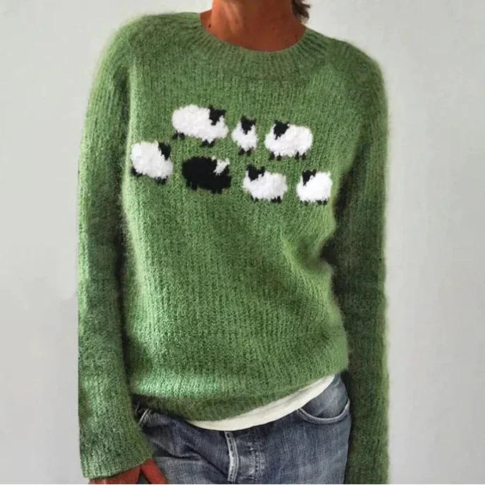 POPPY - NORDIC SHEEP KNIT SWEATER 1
