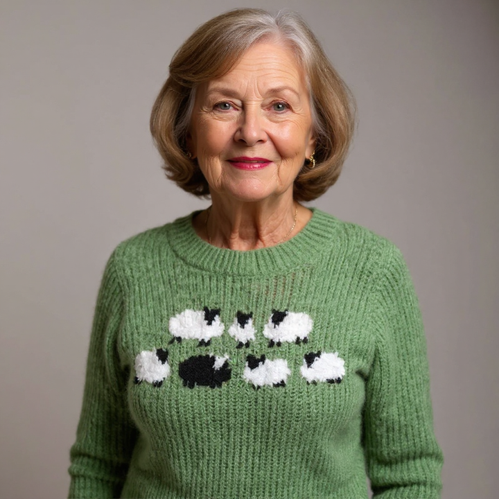 POPPY - NORDIC SHEEP KNIT SWEATER 4