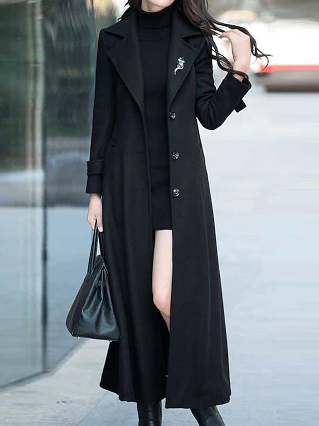 PRISCILLE | WOMEN'S DOUBLE BREASTED MAXI DRESS COAT 7
