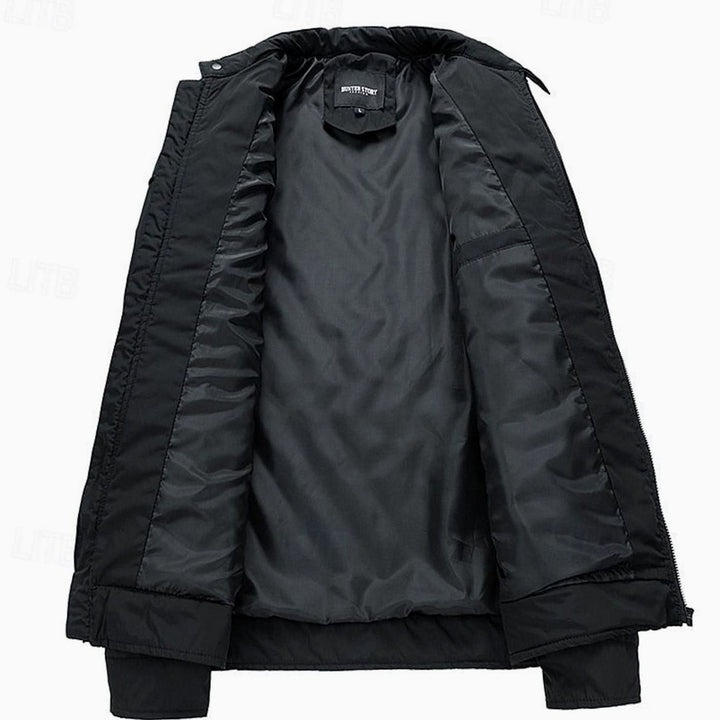Men's Diamond Quilted Jacket – Detail View