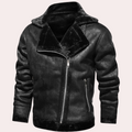 Raoul | Men's Leather Shearling Biker Jacket
