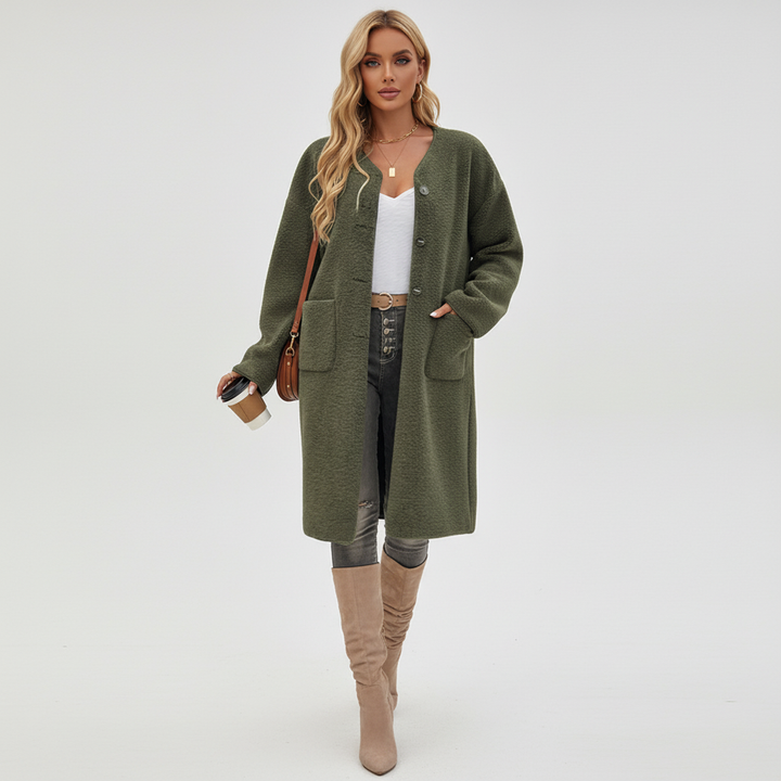 REINE | WOMEN'S SHERPA TEDDY COAT LONG FLEECE WINTER 2