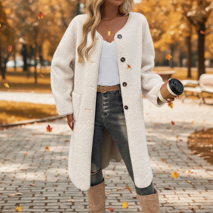REINE | WOMEN'S SHERPA TEDDY COAT LONG FLEECE WINTER 5
