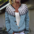 Reva | Women's Fair Isle Knit Cardigan