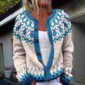 Rica | Women's Nordic Fair Isle Knit Cardigan