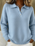 Romaine | Women's Polo Collar Knit Sweater