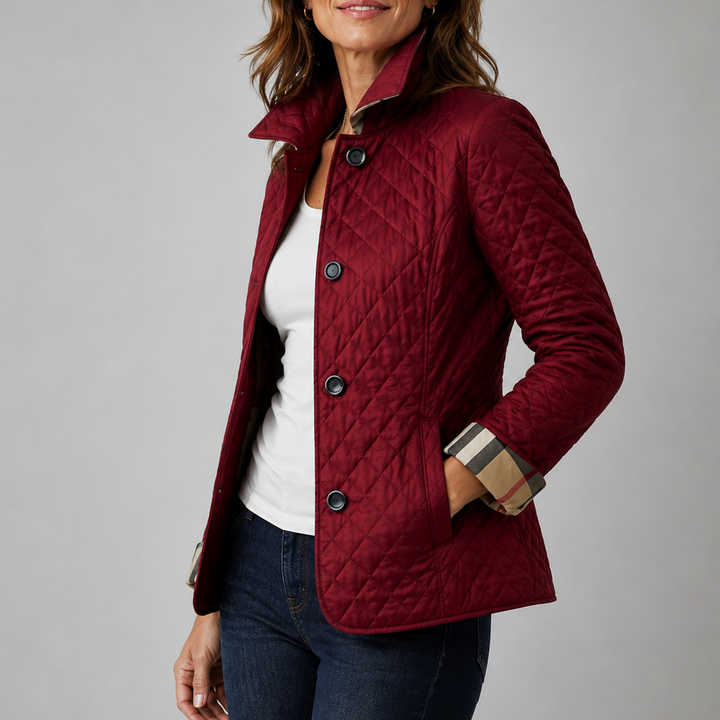 ROMANE | WOMEN'S QUILTED BARN BUTTON UP JACKET 3