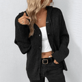 Rosalie | Women's Hooded Button Up Knit Cardigan