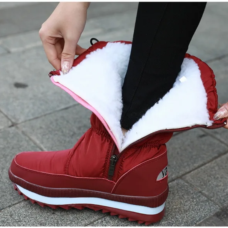 ROSELINE | WOMEN'S ORTHOPEDIC SNOW BOOTS WATERPROOF MID CALF WINTER 7