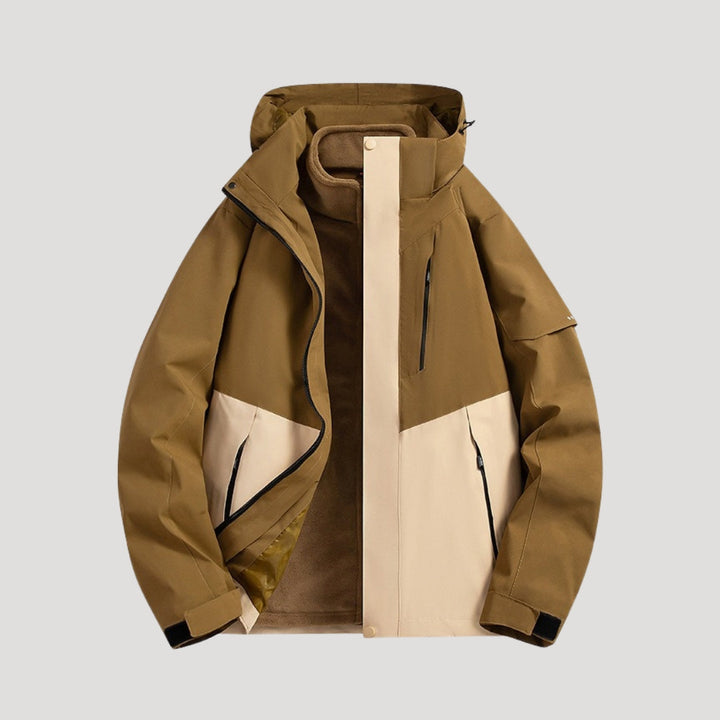 ROSEMONDE | WOMEN'S WATERPROOF HOODED RAINCOAT COLOR BLOCK 8