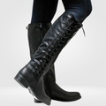ROSINE | WOMEN'S KNEE HIGH BOOTS LACE UP WINTER RIDING