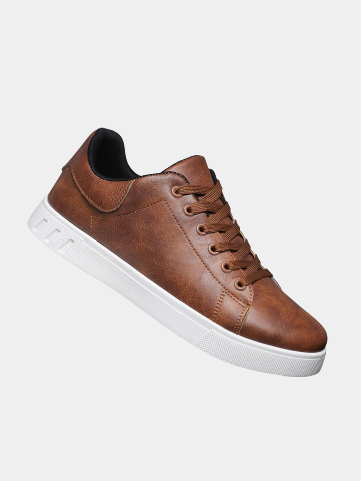 RUFUS - LEATHER LOW TOP SNEAKERS 3