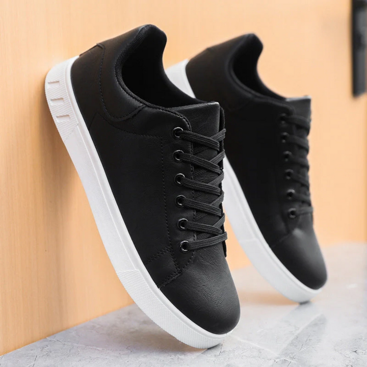 RUFUS - LEATHER LOW TOP SNEAKERS 5
