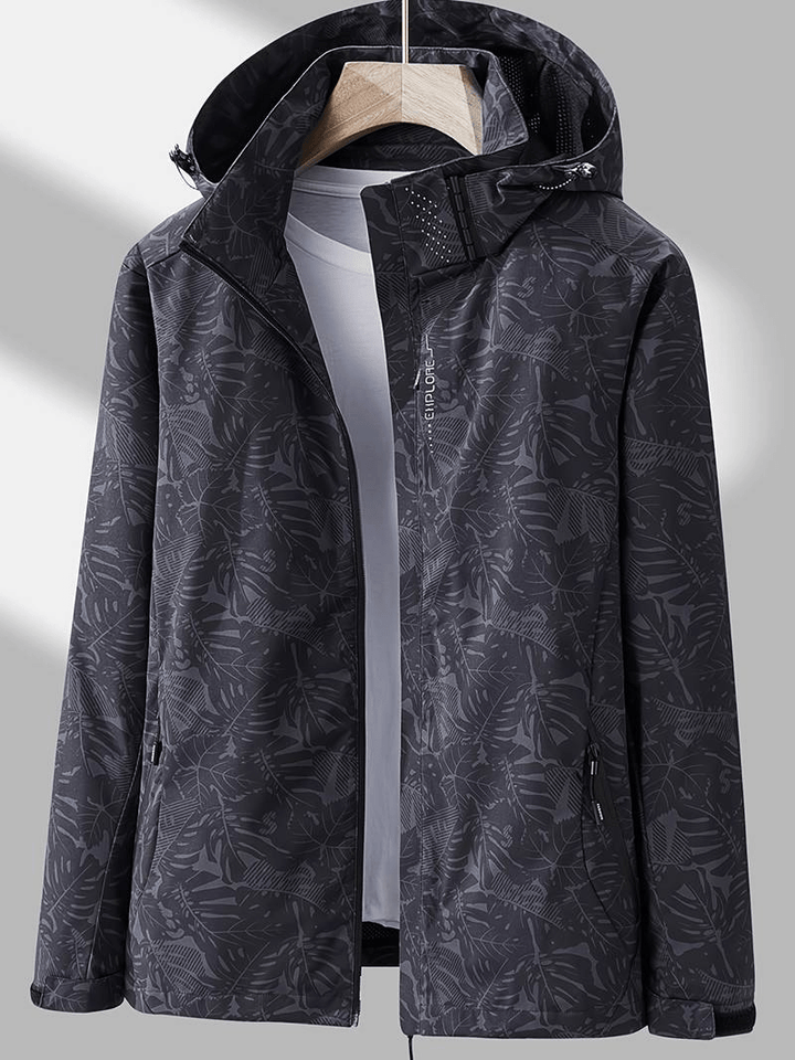 SABINE - PRINTED HOODED SOFTSHELL JACKET 1