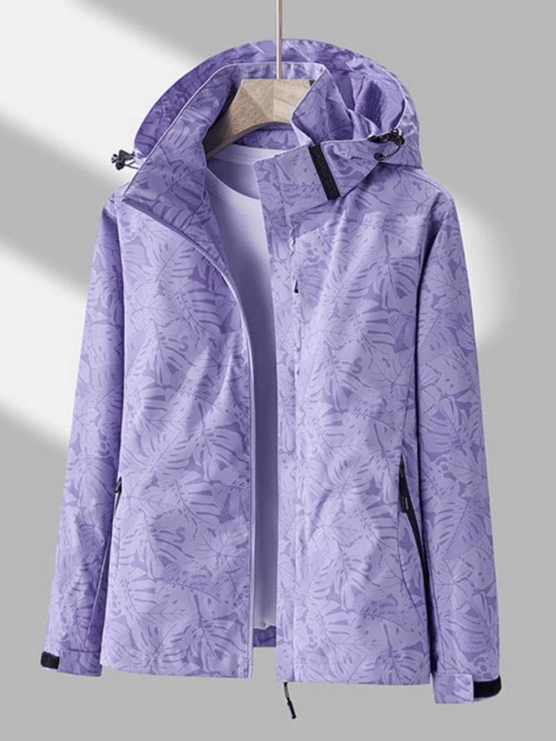 SABINE - PRINTED HOODED SOFTSHELL JACKET 3