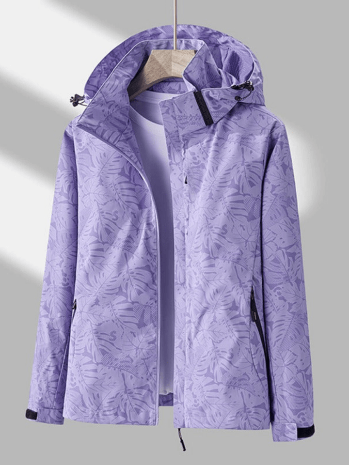 SABINE - PRINTED HOODED SOFTSHELL JACKET 3